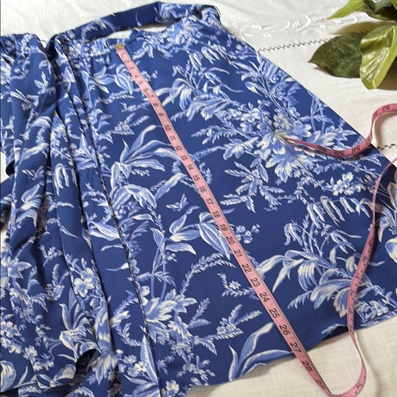 Talbots Beautiful Blue Floral Midi Dress - Picture 9 of 15